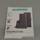 SUANPOT Compatible with Samsung Galaxy S25 Wallet case with RFID Blocking Credit Card Holder,Flip Book PU Leather Protective Cover Women Men for Samsung S25 Phone case Wine Red