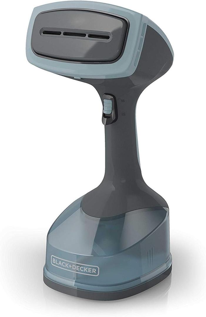 BLACK+DECKER Advanced Handheld Steamer for Clothes, Fast Wrinkle Removal, Auto Shut-Off, Attachments for Delicate Fabrics, Lint Removal, and Steaming Curtains, Upholstery (HGS200)