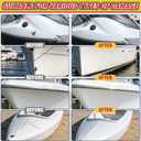2 x Marine Fiberglass Repair Kit for Boats, Gelcoat Repair Kit for Boats with Waterproof Epoxy Filler, Easy DIY Solution for Fixing Holes, Chips, Cracks and Scratches, Above-Waterline Use