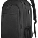 MATEIN Extra Large Backpack, 18 Inch Travel Laptop Backpack with USB Charging Port, Anti Theft TSA Friendly Business Work College Computer Backpack for Men Women, Black