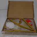 Wokceer Round Backdrop Stand 6FT Circle Balloon Arch Frame Circle Backdrop Stand Gold Round Arch for Wedding Birthday Party Bridal Shower Anniversary Event Ceremony Decoration