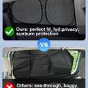8PCS Upgraded for Tesla Model Y Juniper Window Shade Covers Thicker 5-Layer Material Sun Darker Windshield Sunshade Side Window Privacy Shade for Tesla Model Y Juniper Accessories 2026 2025