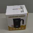 4 in 1 Electric Milk Frother: Automatic Milk Steamer Large Capacity Hot & Cold Coffee Foam Froth Maker, Milk Warmer Foamer for Latte, Cappuccino, Hot Chocolate (350mL-Magnetic)