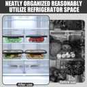 4 Pack Borosilicate Glass Meal Prep Containers, Glass Food Storage Containers with Tempered lids, 35.2oz/4.4 Cup Airtight Leak-Proof Glass Lunch Containers for Microwave Freezer Safe (Black)