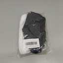 10 Pairs Sleep Cotton Socks for Moisturizing Feet Overnight, Snug-fit Spa Lotion Socks for Dry Feet and Cracked Heels, Cosmetic Design for Men Women, Regular Size, Black & White