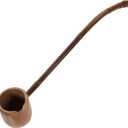 Luxshiny Wooden Spoons Wooden Ladle Japanese Tea Ceremony Ladle Handled Water Dipper Bailer Bamboo Root Spoon Water Scoop Tea Ceremony for Home House Wooden Spoons Soup