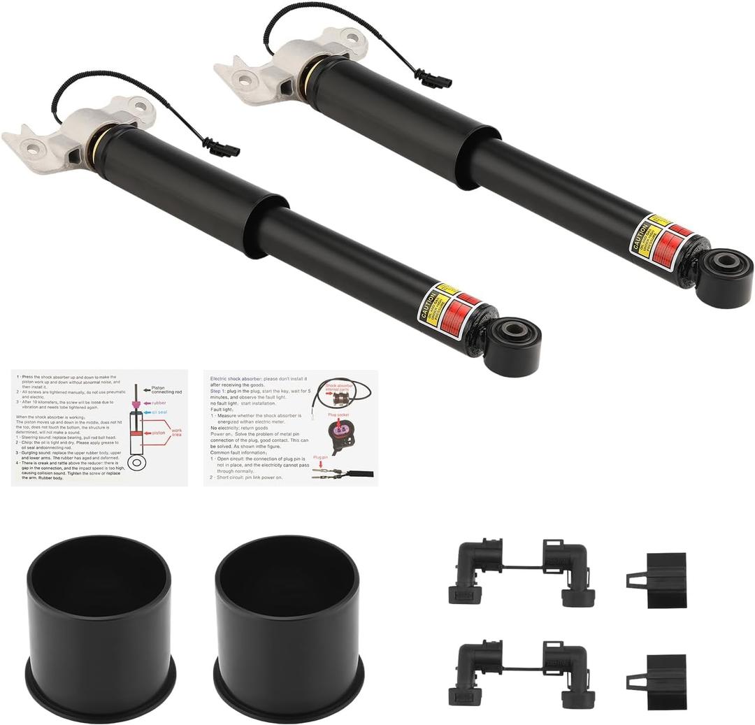 84326294 Rear Air Suspension Shock Absorbers Struts Compatible with Cadillac XTS 2013 2014 2015 2016 2017 2018 2019 3.6L V6 20903683 23457034 84326293, 1 Pair