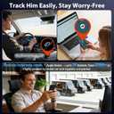 LIONO Car GPS Tracker & Charger with Built-in Rechargeable Battery, GPS Tracker for Vehicles, Hidden Car Tracker for Anti-Theft & Parking Location, for Family& Fleets, No Monthly Fee, No SIM, iOS Only