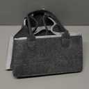 Portable Collapsible Coffee Cup Carrier - 6 Cups, Reusable Drink Caddy for Delivery, Take Out, Travel (Grey)