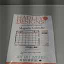 Hadley Designs - Floral Magnetic Fridge Dry Erase Magnetic Calendar for Refrigerator, White Board Calendar for Wall, Dry Erase Board, Notepad