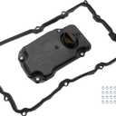 Motoforti Automatic Transmission Filter Kit Transmission Oil Filter Set for Toyota Tundra 2018-2021 Plastic Rubber with Gasket No.3533060070/353300C020 Black