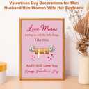 2 x Happy Valentines Day Card Gifts Decorations for Him Her Women Men Husband Wife Boyfriend Girlfriend, Valentine's Day Cards Gift Decor Ideas Sweetheart Romantic Funny Unique