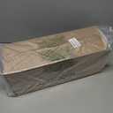 Suli Extra Large Kitchen Utensils Holder with 4 Compartments, Wooden Utensil Organizer for Kitchen Countertop, Farmhouse Decor, Rustic Cooking Utensil - White grain