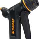 Melnor XT Metal Garden Hose Nozzle; Front Trigger with Flow Control; 8 Watering Patterns; 100% Metal Body with Fully Rubberized Slip Resistant Grip (Basic)