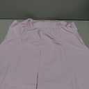 Fallorchid Women's Non functional Button Front Strapless Sleeveless Tops Vest Casual Split Hem Tube Top Large Lavender