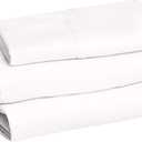 Lightweight Breathable Wrinkle-Free Brushed Microfiber 3 Piece Bed Sheet Set with 14-Inch Deep Pockets, Twin, Cream, Solid