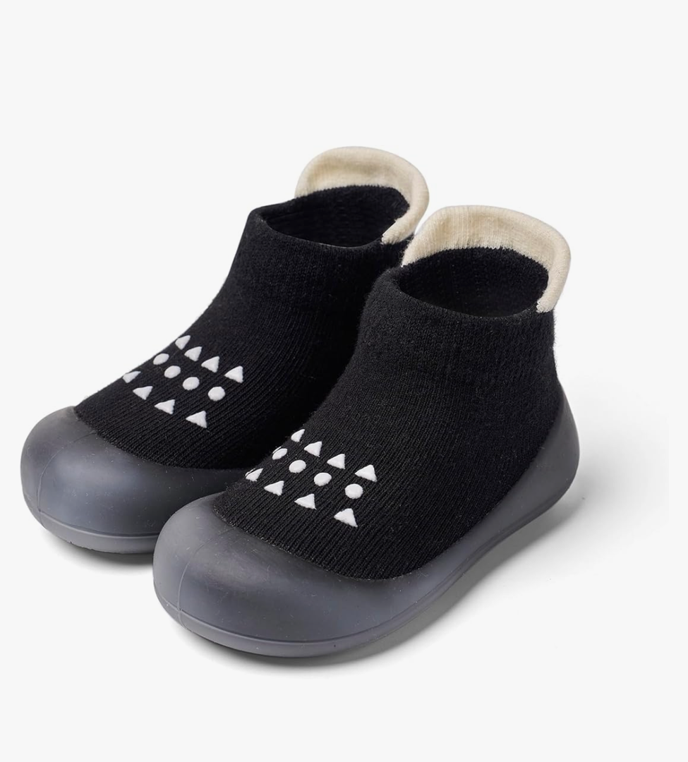 Baby Sock Shoes Baby Walking Shoes Infant Non-Slip Breathable Slippers with Soft Rubber Sole Baby Boys Girls Sneakers