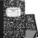 Fintie Slim Case for All-New Fire HD 10 Tablet (13th Generation, 2023 Release) - Trifold Lightweight Hard Shell Stand Cover with Auto Wake/Sleep, Composition Book