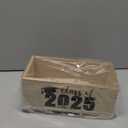 Class of 2025 Graduation Candy Dish - Rustic Wooden Bowl, Perfect for Cards & Letters, Great Party Decoration & Gift
