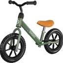 Bobike Toddler Balance Bike Toys for 2 to 5 Year Old Girls Boys Adjustable Seat and Handlebar No-Pedal Training Bike Best Gifts for Kids (Green)