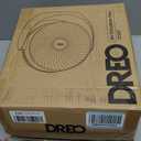 DREO Fan for Bedroom, Table Air Circulator for Whole Room, 11 Inch, 60ft Strong Airflow, 120 adjustable tilt, 20db Low Noise, Quiet, 3 Speeds, 2025 New Desk Fan for Office, Kitchen, Home, Small