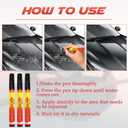 4PCS Vitanst Clearfix Scratch Remover - Magic Car Scratch Removal Pen, Effective Auto Paint Touch-Up Brush, Magic Car Scratch Removal Pen, for All Car Colors & Surfaces, Easy to Use