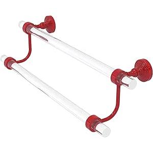 Allied Brass PG-72-36-FER Pacific Grove Collection 36 Inch Double Towel Bar, Fire Engine Red
