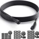 MICTUNING 10FT 5Pin Extension Wire Cable Cord for C1 C2 C4 Q1 RGBW Series LED Rock Lights V1 RGBW Wheel Lights (2 Pack)