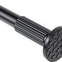 Heavy-duty Tension Curtain Rod, 47-126 Inch,Spring Closet Rod, for Windows or Shower, Easy to Install, No Drilling, No Rust, for Bathroom, Rod Diameter 1.26 Inches 32TD47-126-N-BLK