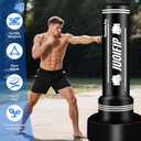 Freestanding Punching Bag with Stand, Men Standing Kickboxing Bag, Heavy Boxing for Adult Teens, Suitable for MMA Dummy Karate Home Gym Training Equipment Excludes Gloves and Pumps