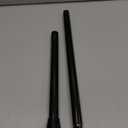 AIZESI 2PCS Black Tension Curtain Rod 16-26 Inch, 7/8" Diameter, No Drilling Short Spring Curtains Rod, Small Tension Rods for Window, Kitchen, Doorway, Closet