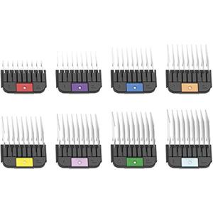 Wahl Professional Animal Stainless Steel Attachment Guide Comb Set for Detachable Blade Pet, Dog, Cat, and Horse Clippers (3390-100)