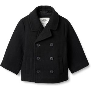 Amazon Essentials x Sofia Grainge Toddler and Baby Boys' Wool Blend Double Breasted Coat, 18M