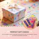 Acrylic Bookmark Making Kits - 60 Pcs Clear Acrylic Bookmark Blanks Set with Space Rocket Planet Inspirational Theme UV DTF Transfer Stickers, 15 Pcs Ribbons, DIY Crafts Book Lover Gifts