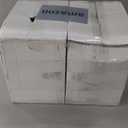 bUCLA 180PCS Blue Plastic Plates - Navy Blue and Gold Rim Disposable Include 30 Each (Dinner & Dessert) Plates, 30 Knives, 30 Forks, 30 Spoons and 30 Cups, Ideal for Party, Gathering and Hanukkah