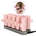 Hot Rollers Hair Curlers for Long, Medium and All Hair Rollers Hot Pod, 10pcs Professional Electric Heated Roller Electric Heated Curler Styling Tool Upgrades 