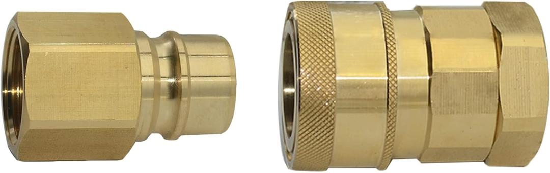 Natural Gas Hose with Quick Disconnect Fittings for Multi-purpose, 3/4 Inches