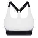 Womens Criss Cross Sports Bra Adjustable Straps U-Neck Wireless Padded Workout Crop Top Medium Support, Size: L