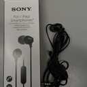Sony MDREX15AP In-Ear Earbud Headphones with Mic, (MDREX15AP/B), 3.5mm Aux, Mic, Black