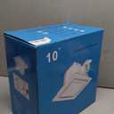 Bathroom Exhaust Fan with LED Light, Square Ceiling Mount Quiet Exhaust Fan for Bathroom/Restroom/Shower/Home/Office,1.0 Sones Low Noise, 141 CFM 4" Duct (Panel size:12inch)