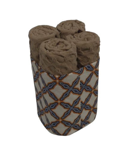 Brown 4Pack Dishcloth