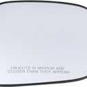 Right Passenger Side Mirror Glass w/Power Heated & Blind Spot Compatible with Lexus RX350 2010 2011 2012 2013 2014 2015 RX450h 2010-2015 Rear View Mirror Glass