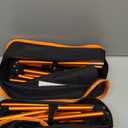 MOON LENCE Portable Camping Chair Backpacking Chair - The 4th Generation Ultralight Folding Chair - Compact, Lightweight Foldable Chairs for Hiking Mountaineering, Beach (Orange-2Pack)