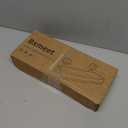 Bxmeet Suction Cup Shower Caddy, Removable Bathroom Organizer Shelf for Shower Storage, No Drilling Clear Square Shower Shelves, Large Capacity & Reusable, Home & Kitchen White