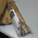 LazBlinds No Tools No Drill Bamboo Roller Shades, Cordless Bamboo Blinds, Light Filtering Roll Up Blinds for Windows, French Door, Porch or Patio Privacy Screen, 23'' W x 64'' H, Brown206