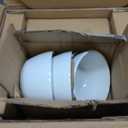 Gibson Elite Matisse 16-Piece Double Bowl Dinnerware Set  Service for 4, Taupe Stoneware Plates and Bowls