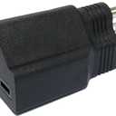 BloomGrow 240V to 120V US Power Plug Adapter 6-15P to 5-15R US Plug Adapter Electrical Converter for US (1 PC)