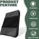 1 PCS Car Armrest Box Booster Pad, Leather 3D Texture Anti-Scratch Protective Cover, Memory Foam Leather Relieve Elbow Pressure Cushion, Universal for SUV, Truck, RV and More (Black)