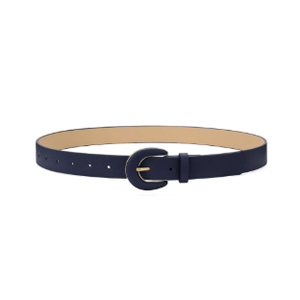 WHIPPY Women's Leather Belts for Jeans Pants Dress Black Leather Belts for Women Casual Fashion Ladies Waist Belts, Medium