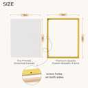Framed Canvas Blank 16x20 - DIY Painting Art with Sturdy Wooden Frame, Modern Empty Canvas for Paint-Your-Own Art Ready to Hang Wall Decor
